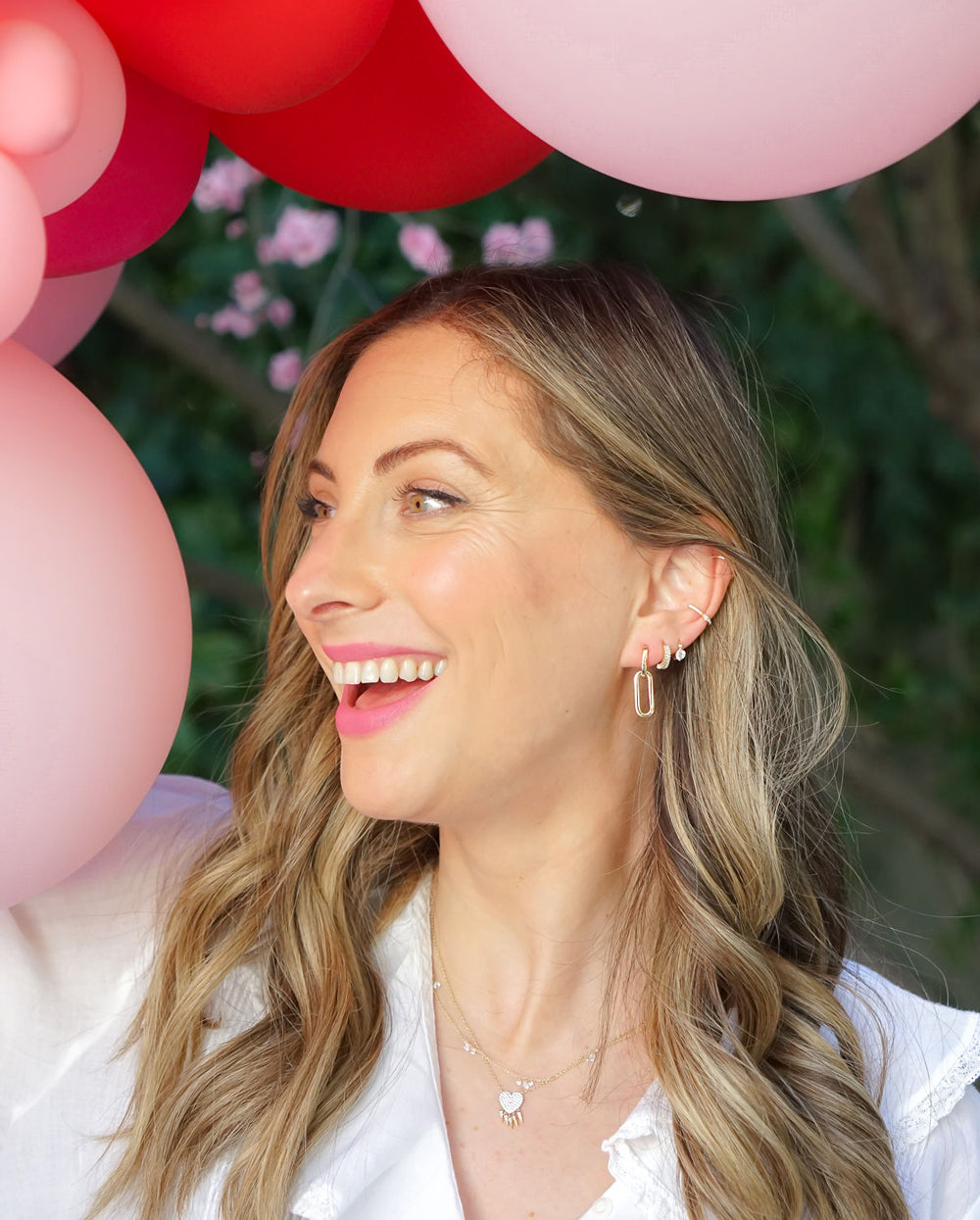 FLORENCE PAVÉ HEART SHAKER NECKLACE From Shop Cupcakes and Cashmere
