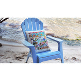 The Keys Florida Hand-Embroidered Pillow from Quirks!