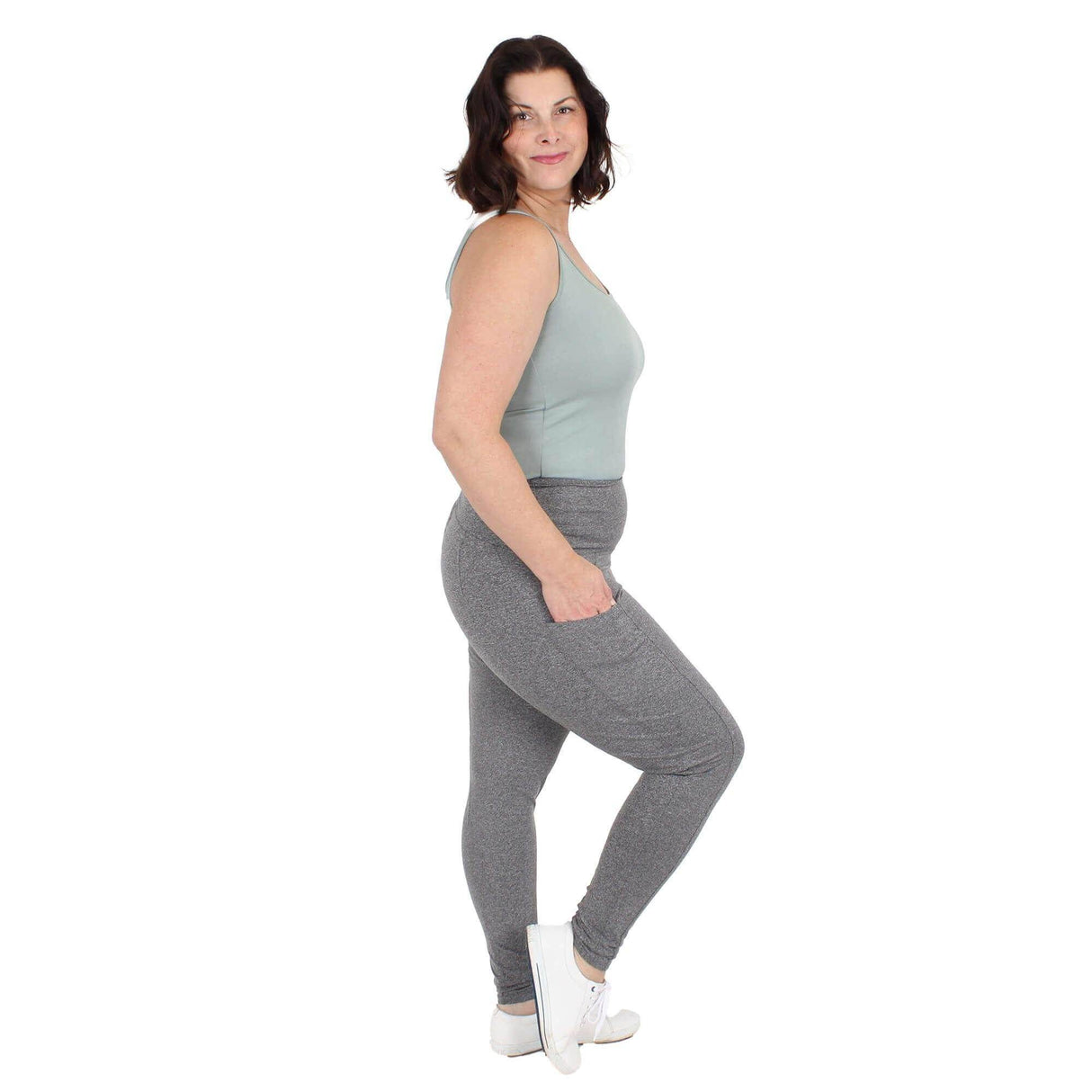 Flow Legging with Pockets | Steel From Undersummers