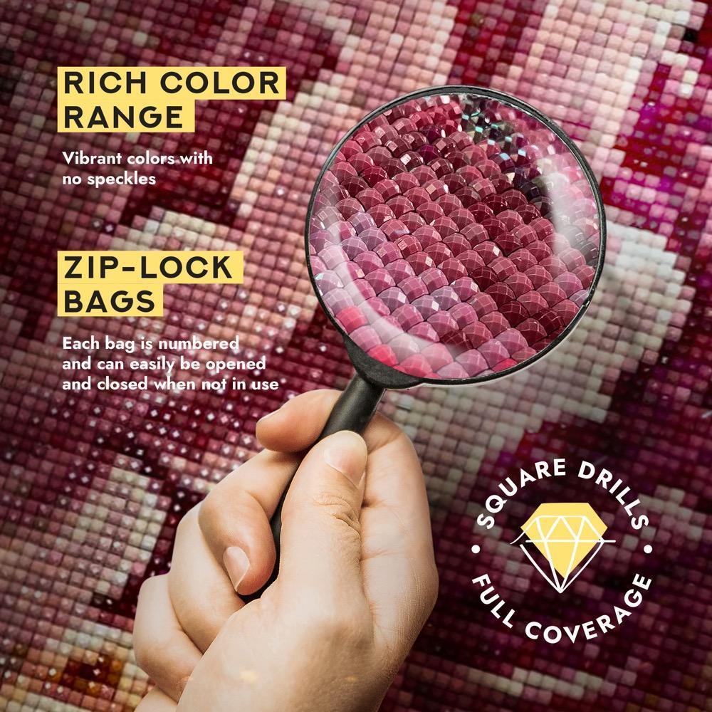 Flower Vision CS219 15.75 x 19.69 inches Diamond Painting Kit from Wizardi