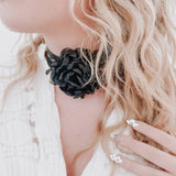 Flower Fantasy Tie Choker Necklace from Pretty Simple