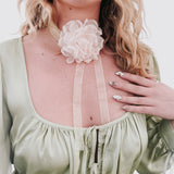 Flower Fantasy Tie Choker Necklace from Pretty Simple
