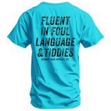 Fluent In Foul Language and Tiddies Men's T-Shirt From Combat Iron Apparel
