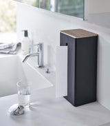 Two-Sided Tissue Case - Steel + Wood from Yamazaki Home