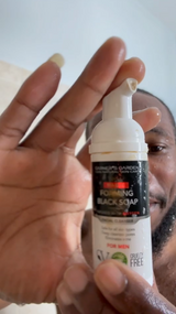African Black Soap Facial Cleanser | Men's | H2O2 from Garner's Garden