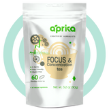 Focus & Concentration Herbal Tea, 60 Bags from Aprika Life