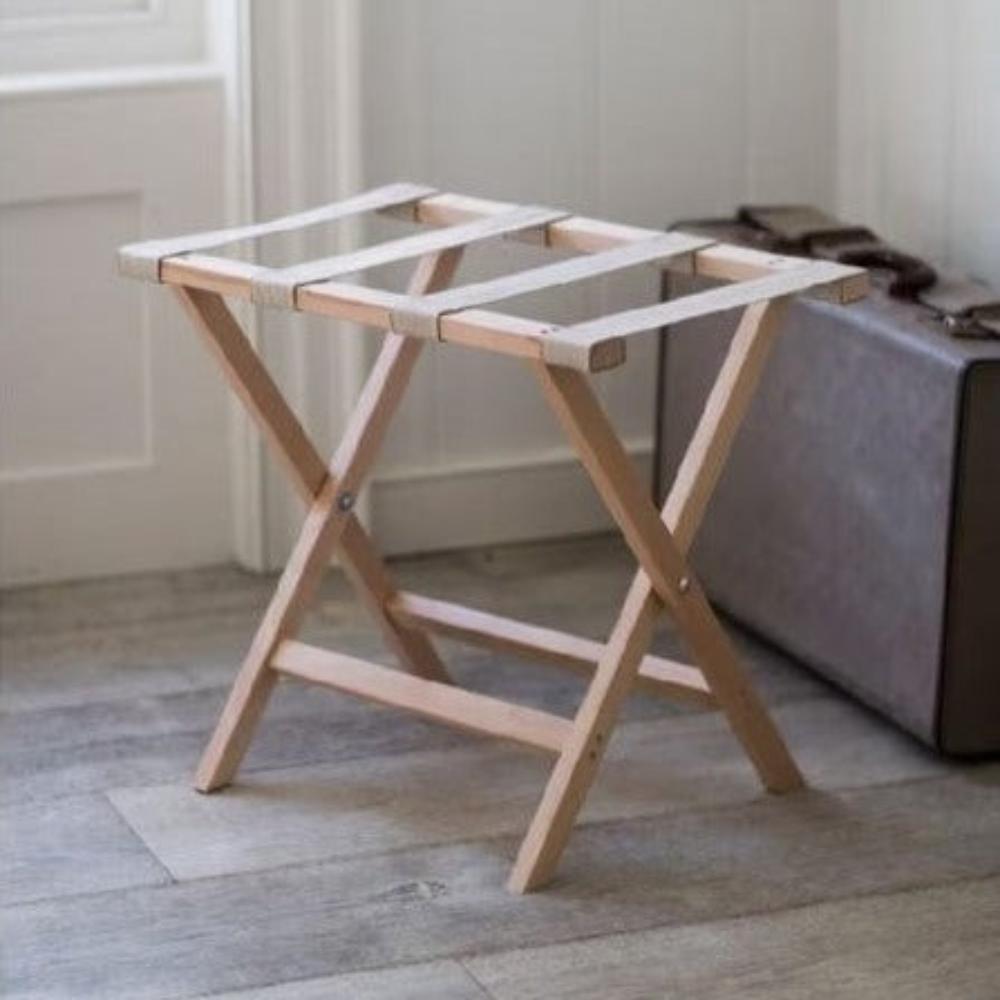 Foldable Wooden Luggage Rack from VITAHOME DESIGN LLC