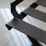Foldable Luxury Luggage Rack with Genunie Leather Straps For Guest Room from VITAHOME DESIGN LLC