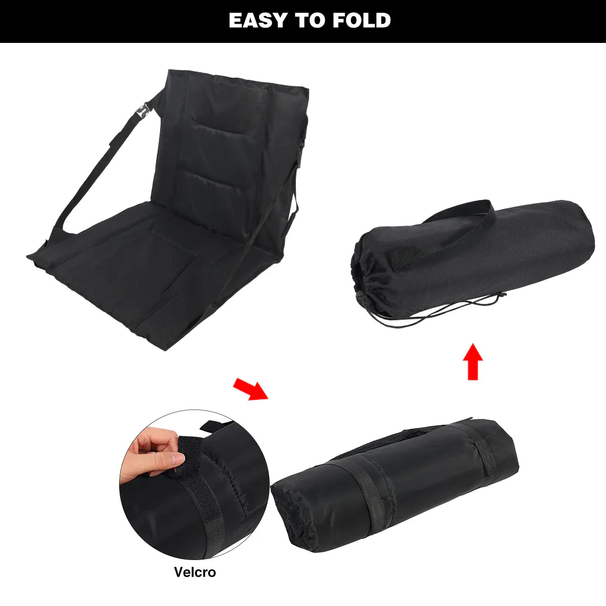 Folding Stadium Seat Cushion for Bleachers From Redcamp