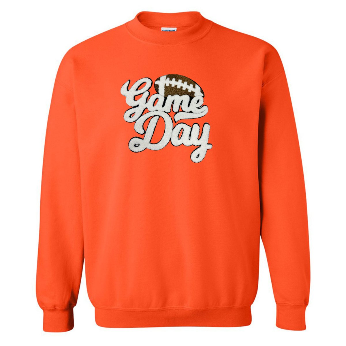 Football 'Gameday' Letter Patch Crewneck Sweatshirt from United Monograms