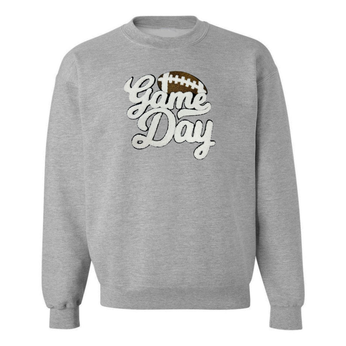Football 'Gameday' Letter Patch Crewneck Sweatshirt from United Monograms