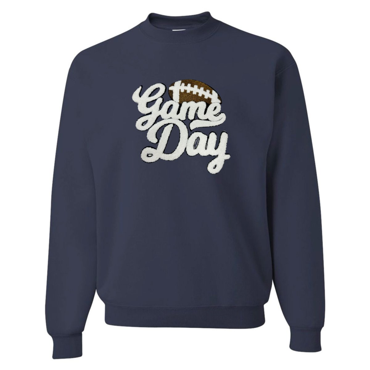 Football 'Gameday' Letter Patch Crewneck Sweatshirt from United Monograms