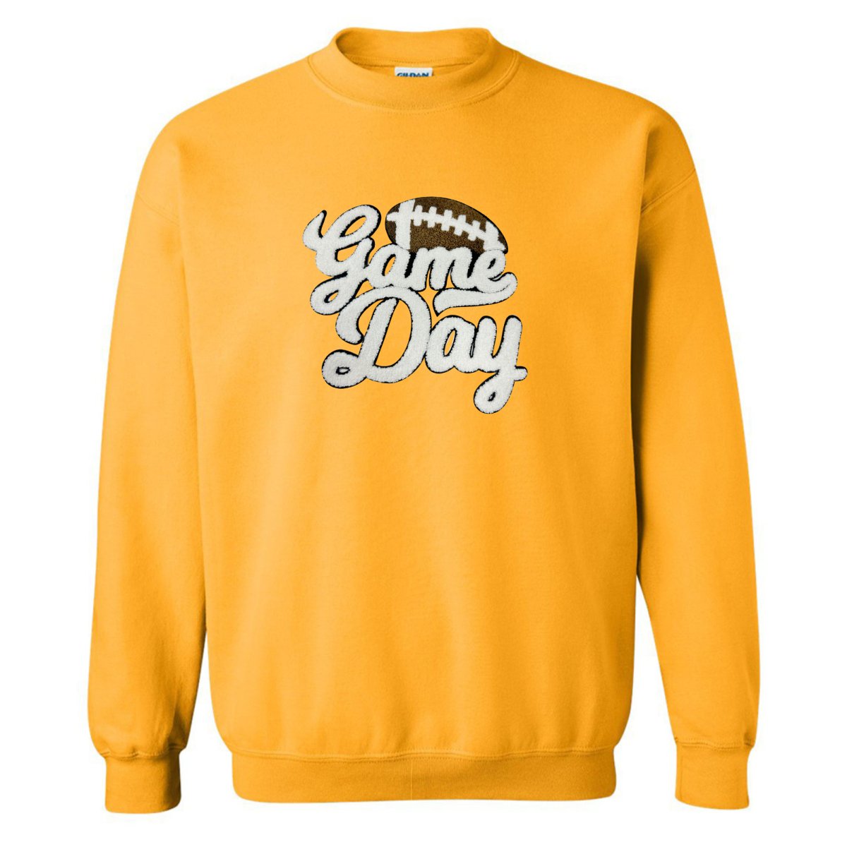 Football 'Gameday' Letter Patch Crewneck Sweatshirt from United Monograms