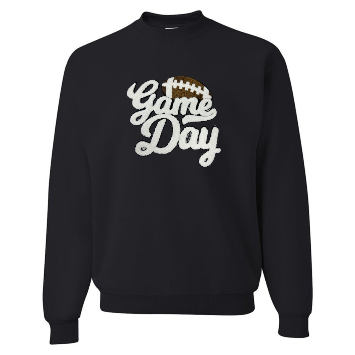 Football 'Gameday' Letter Patch Crewneck Sweatshirt from United Monograms