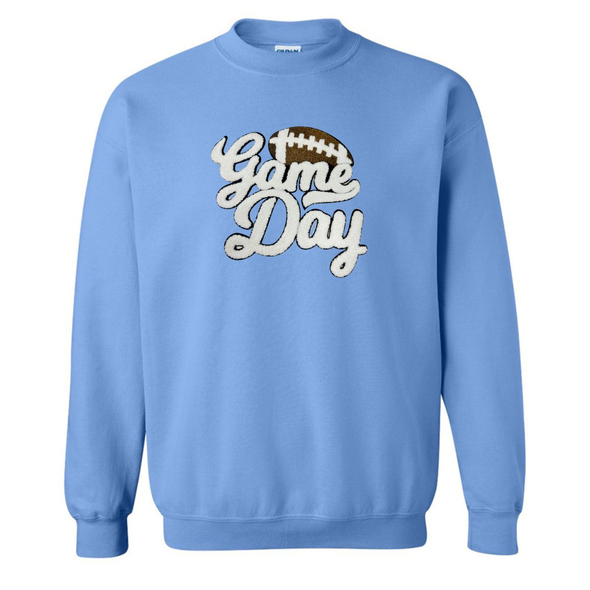 Football 'Gameday' Letter Patch Crewneck Sweatshirt from United Monograms