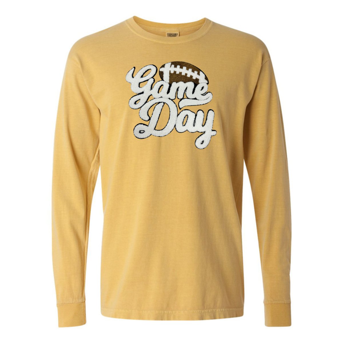 Football 'Game Day' Letter Patch Long Sleeve T-Shirt from United Monograms