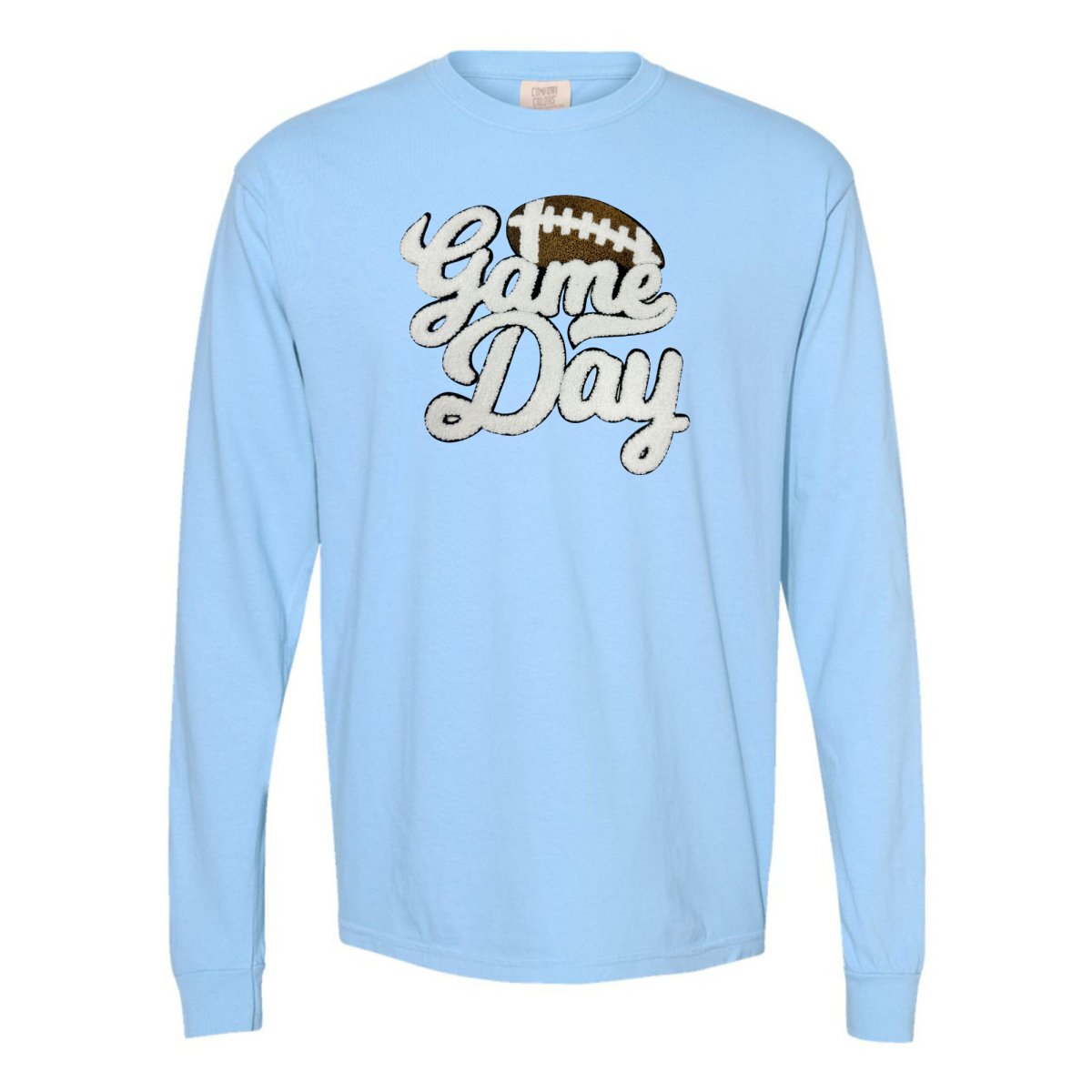 Football 'Game Day' Letter Patch Long Sleeve T-Shirt from United Monograms