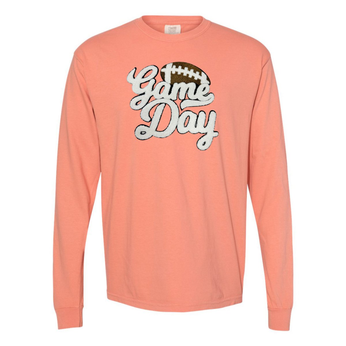 Football 'Game Day' Letter Patch Long Sleeve T-Shirt from United Monograms