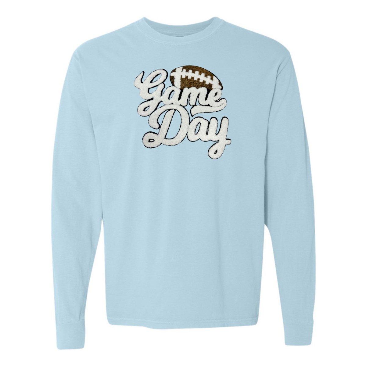 Football 'Game Day' Letter Patch Long Sleeve T-Shirt from United Monograms