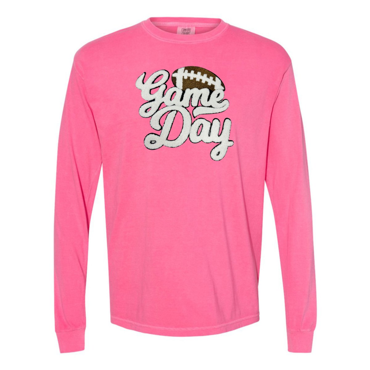 Football 'Game Day' Letter Patch Long Sleeve T-Shirt from United Monograms