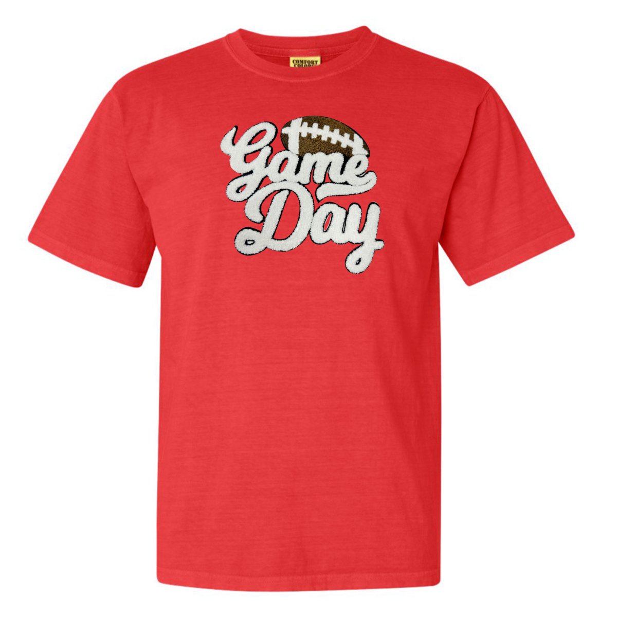 Football 'Game Day' Letter Patch T-Shirt from United Monograms