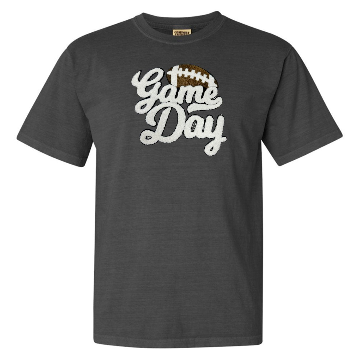 Football 'Game Day' Letter Patch T-Shirt from United Monograms