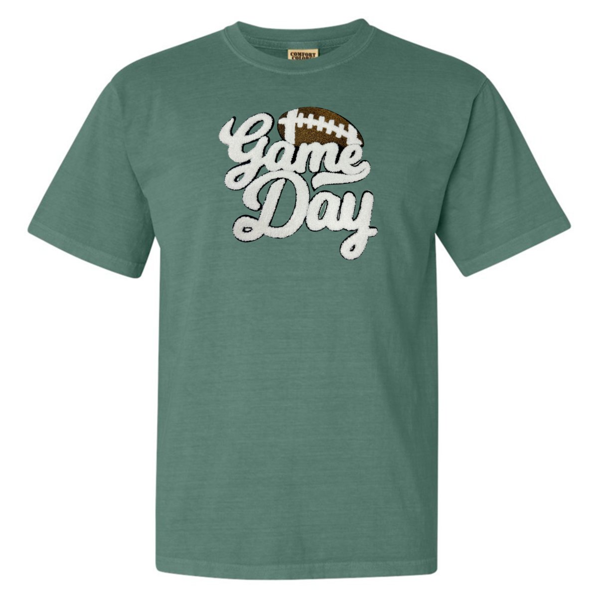 Football 'Game Day' Letter Patch T-Shirt from United Monograms