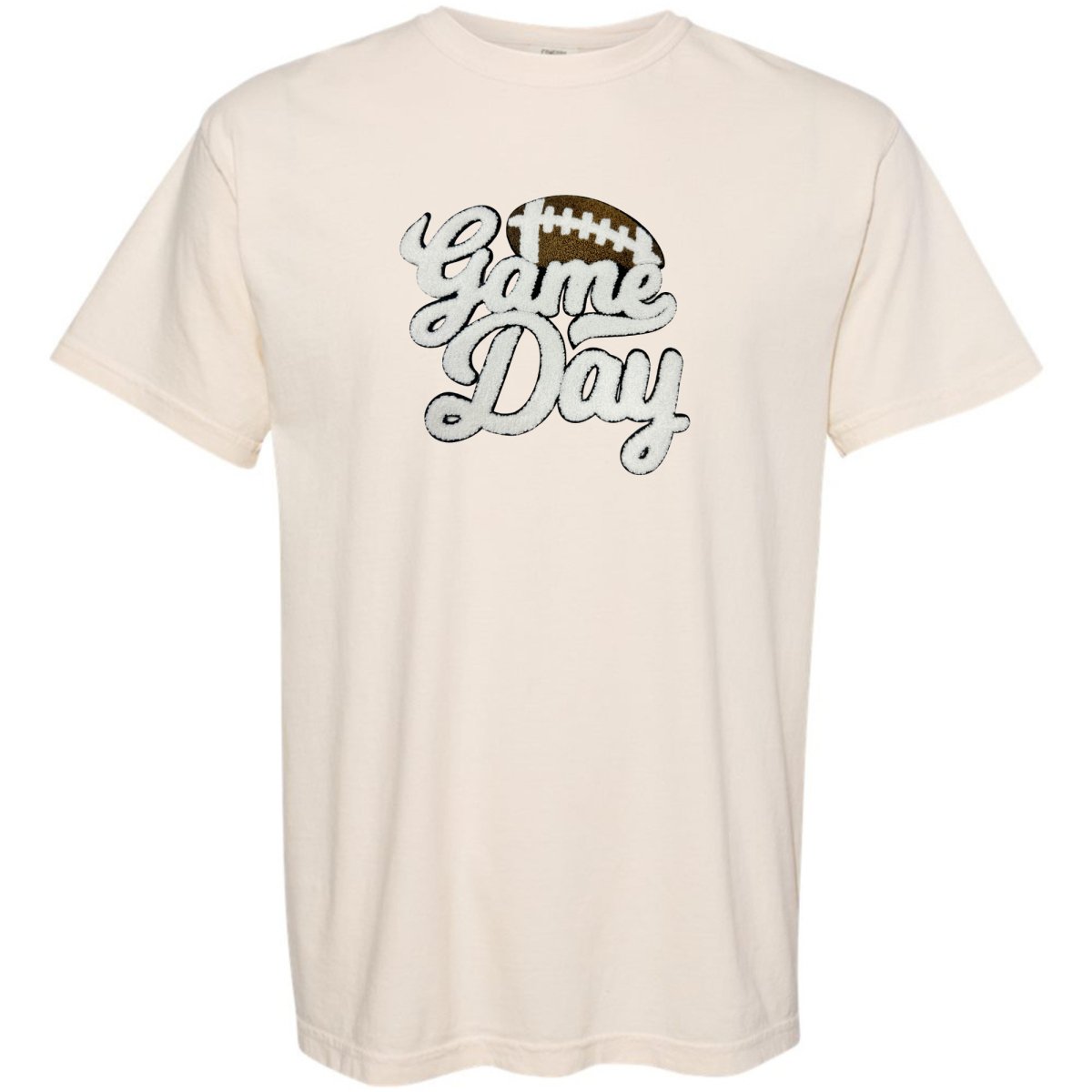 Football 'Game Day' Letter Patch T-Shirt from United Monograms