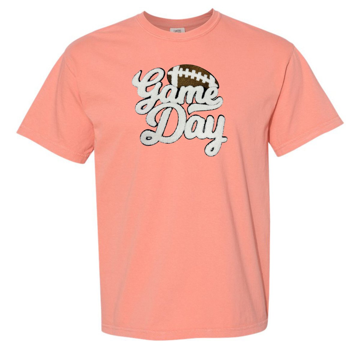 Football 'Game Day' Letter Patch T-Shirt from United Monograms
