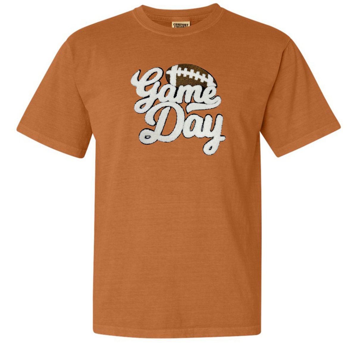 Football 'Game Day' Letter Patch T-Shirt from United Monograms