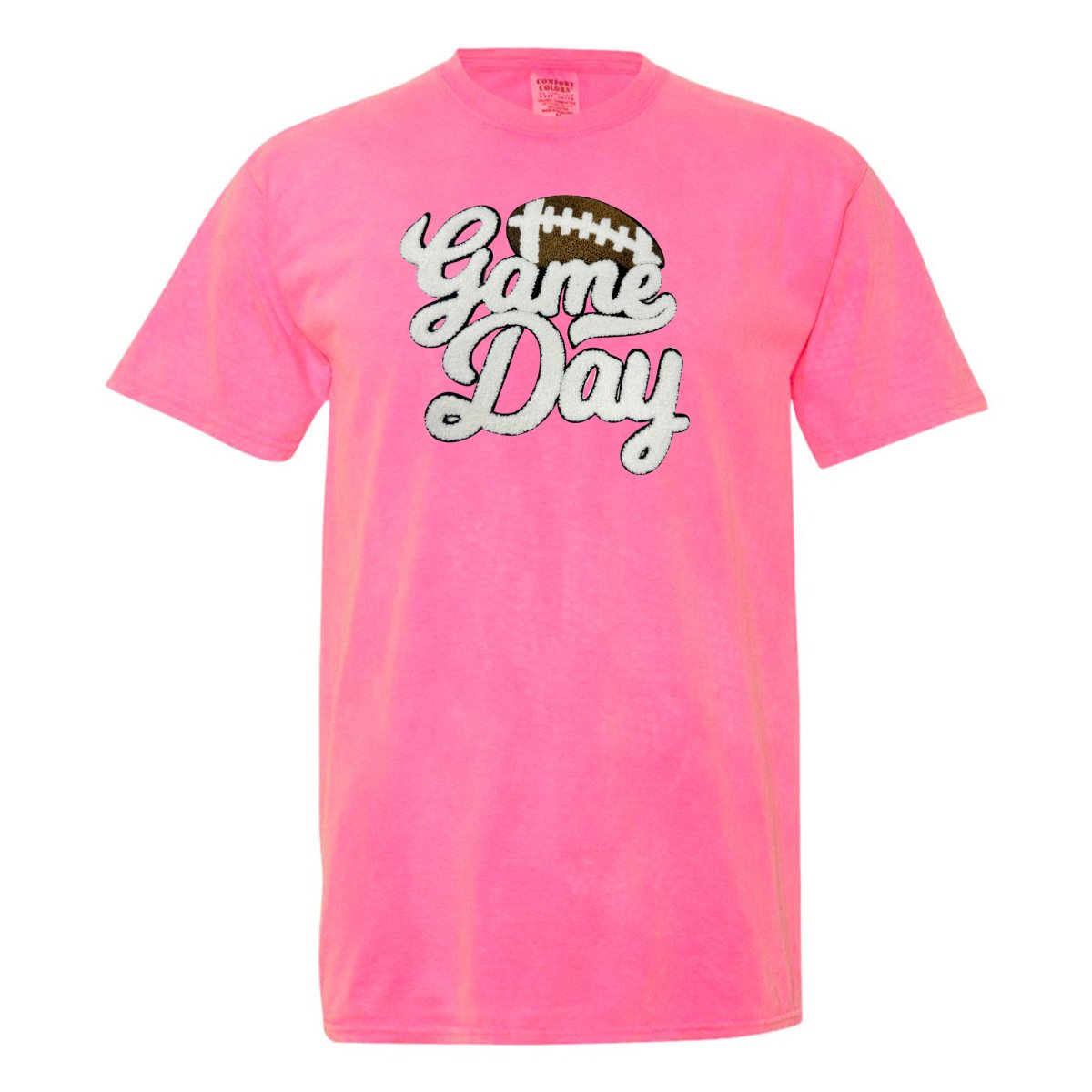 Football 'Game Day' Letter Patch T-Shirt from United Monograms