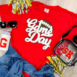 Football 'Game Day' Letter Patch T-Shirt from United Monograms