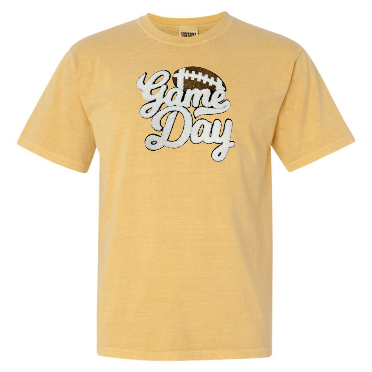 Football 'Game Day' Letter Patch T-Shirt from United Monograms