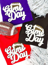 Football 'Gameday' Letter Patch Crewneck Sweatshirt from United Monograms
