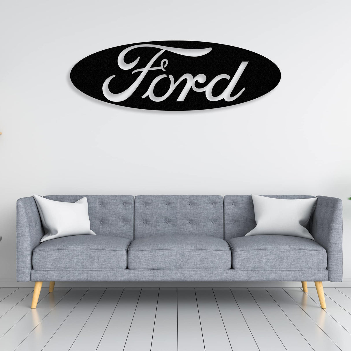 Ford Logo Metal Wall Art from VITAHOME DESIGN LLC