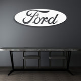 Ford Logo Metal Wall Art from VITAHOME DESIGN LLC