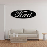 Ford Logo Metal Wall Art from VITAHOME DESIGN LLC