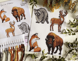 Forest Animals 125CS Counted Cross-Stitch Kit From Wizardi