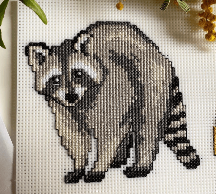 Forest Animals 125CS Counted Cross-Stitch Kit From Wizardi