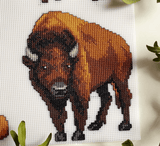 Forest Animals 125CS Counted Cross-Stitch Kit From Wizardi