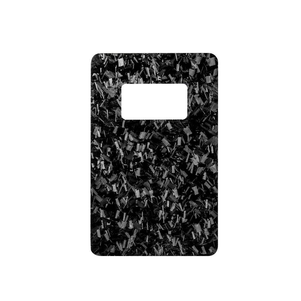 Forged Carbon Fiber Credit Card Size Bottle Opener from Simply Carbon Fiber