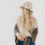 Forget Me Not Flower Fur Bucket Hat from Pretty Simple