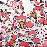38pcs Little Fox Cartoon Stickers - DIY Photo Album Waterproof Decoration from Kawaii Stop