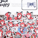 38pcs Little Fox Cartoon Stickers - DIY Photo Album Waterproof Decoration from Kawaii Stop