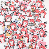 38pcs Little Fox Cartoon Stickers - DIY Photo Album Waterproof Decoration from Kawaii Stop