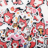 38pcs Little Fox Cartoon Stickers - DIY Photo Album Waterproof Decoration from Kawaii Stop