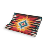 Fox Trail Yoga Mat – 6 mm Extra Thick, Double-Sided Non-Slip, Eco-Friendly PER with Multi-Color Striped Design | from Yune Yoga