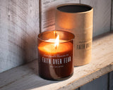 Faith Over Fear 8oz Soy Candle from Four Points Trading Co.