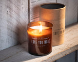Love You More 8oz Soy Candle from Four Points Trading Co.