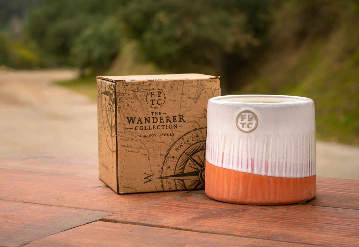 The Wanderer 13 oz Buffalo Road Soy Candle from Four Points Trading Co.